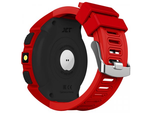 Часы с GPS трекером JET Kid Gear Red/Black Часы с GPS трекером JET Kid Gear Red/Black