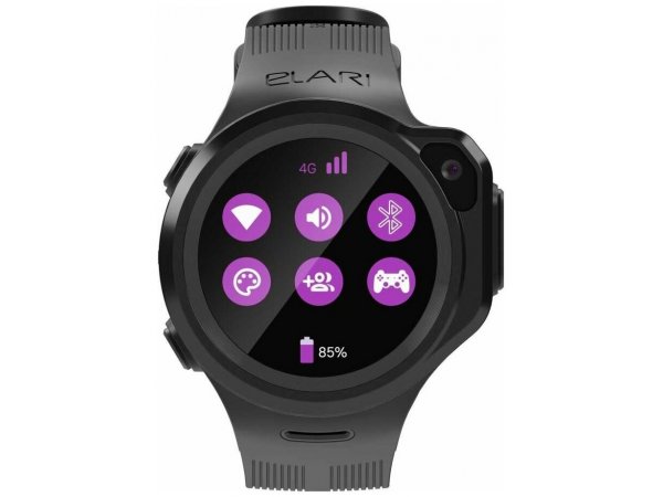 Детские часы ELARI KidPhone 4G Round Black