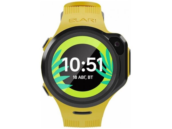 Детские часы ELARI KidPhone 4G Round Yellow