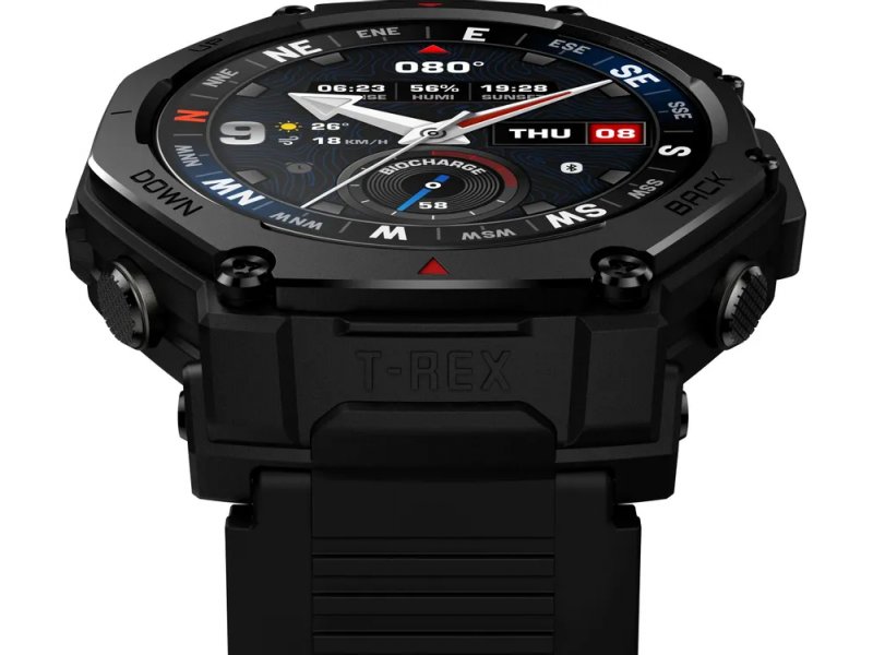 Смарт-часы Amazfit T-rex 3 Pro A2444 48mm черный/черный [1747201]
