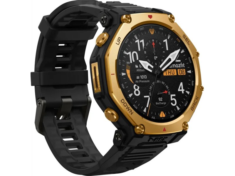 Смарт-часы Amazfit T-rex 3 Pro A2444 48mm черный/золотистый [1747223]