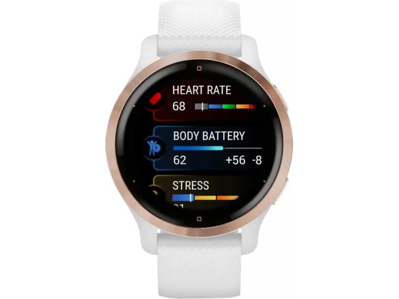 Смарт-часы Garmin Venu 2S белый/розовое золото [010-02429-13]
