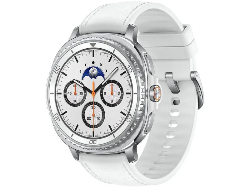 Смарт-часы Samsung Galaxy Watch 8 Classic LTE 46mm белый/серебристый [sm-l505fzwacau]