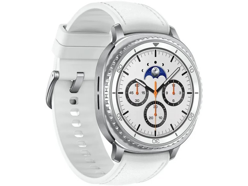 Смарт-часы Samsung Galaxy Watch 8 Classic LTE 46mm белый/серебристый [sm-l505fzwacau]