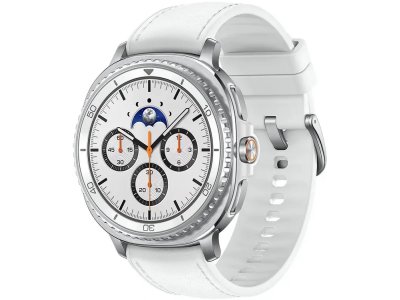 Смарт-часы Samsung Galaxy Watch 8 Classic LTE 46mm белый/серебристый [sm-l505fzwacau]
