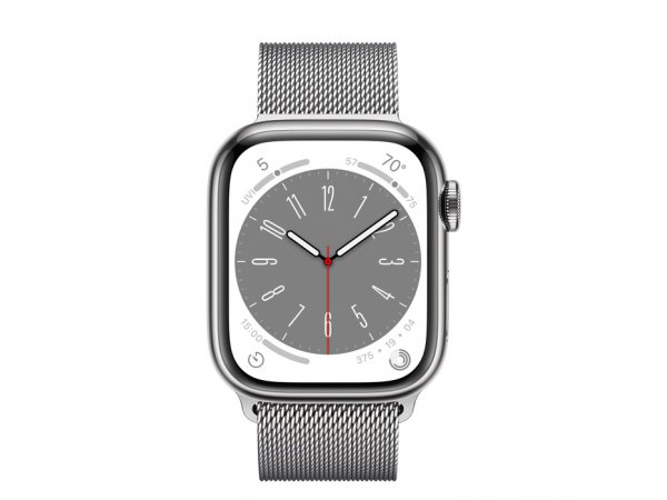 Часы Apple Watch Series 8 GPS + Cellular 41mm (Silver Stainless Steel Case with Milanese Loop) Часы Apple Watch Series 8 GPS + Cellular 41mm (Silver Stainless Steel Case with Milanese Loop)