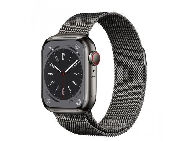Часы Apple Watch Series 8 GPS + Cellular 45mm (Graphite Stainless Steel Case with Graphite Milanese Loop)