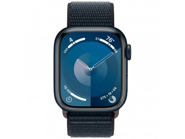 Умные часы Apple Watch Series 9 GPS, 45mm Midnight Aluminium Case with Midnight Sport Loop