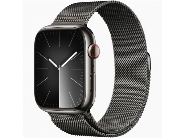 Умные часы Apple Watch Series 9 GPS + Cellular, 41mm Graphite Stainless Steel Case with Graphite Milanese Loop