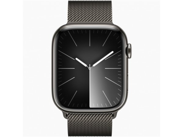 Умные часы Apple Watch Series 9 GPS + Cellular, 41mm Graphite Stainless Steel Case with Graphite Milanese Loop