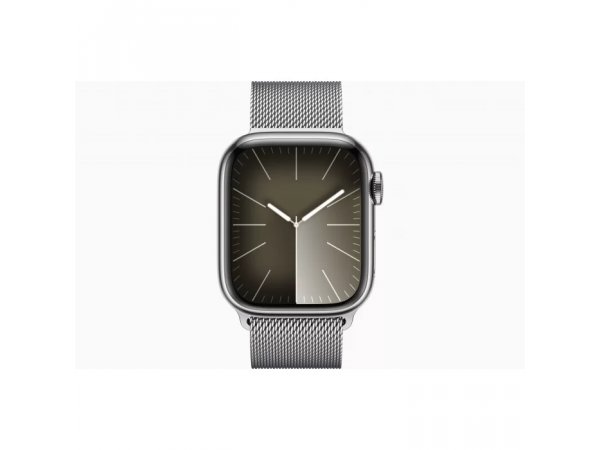 Умные часы Apple Watch Series 9 GPS + Cellular, 41mm Silver Stainless Steel Case with Silver Milanese Loop Умные часы Apple Watch Series 9 GPS + Cellular, 41mm Silver Stainless Steel Case with Silver Milanese Loop