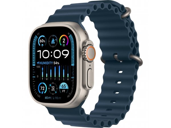 Умные часы Apple Watch Ultra 2 GPS + Cellular, 49mm Titanium Case with Blue Ocean Band