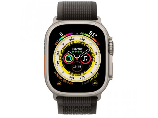 Умные часы Apple Watch Ultra 49 мм Titanium Case Trail Loop Black/Gray S/M Умные часы Apple Watch Ultra 49 мм Titanium Case Trail Loop Black/Gray S/M