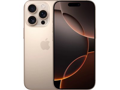 Смартфон Apple iPhone 16 Pro 256GB Dual SIM Desert Titanium Смартфон Apple iPhone 16 Pro 256GB Dual SIM Desert Titanium