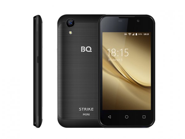 Смартфон BQ mobile Strike Mini Black Brushed (BQ-4072) Смартфон BQ mobile Strike Mini Black Brushed (BQ-4072)