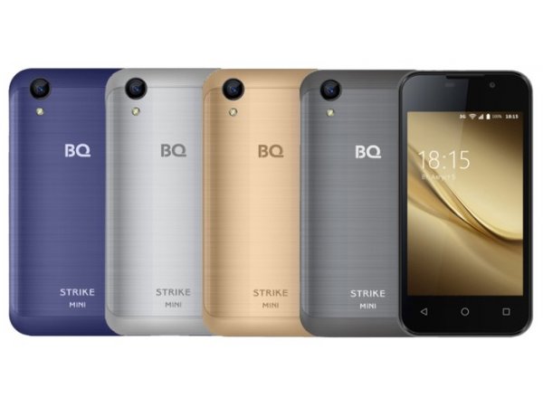 Смартфон BQ mobile Strike Mini Silver Brushed (BQ-4072) Смартфон BQ mobile Strike Mini Silver Brushed (BQ-4072)