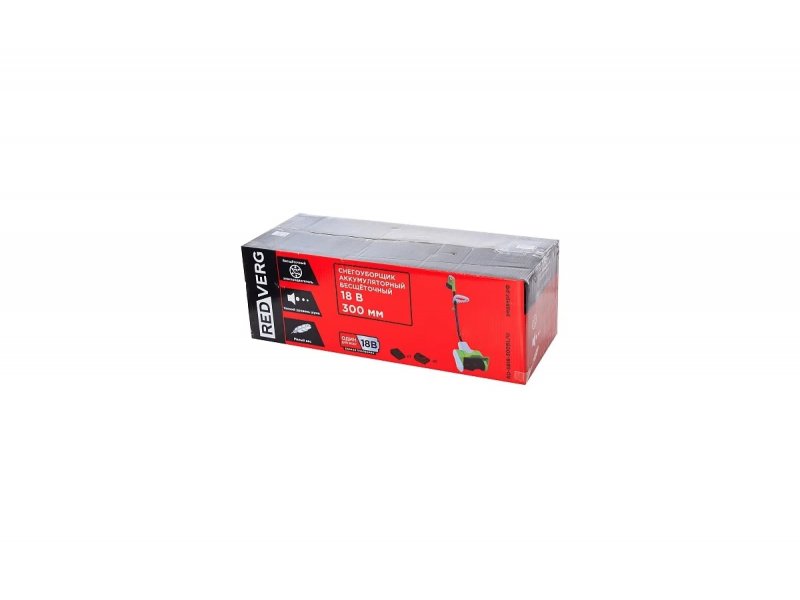 Аккумуляторный снегоуборщик Redverg RD-SB18-300BL/U 4Ач 1АКБ Аккумуляторный снегоуборщик Redverg RD-SB18-300BL/U 4Ач 1АКБ