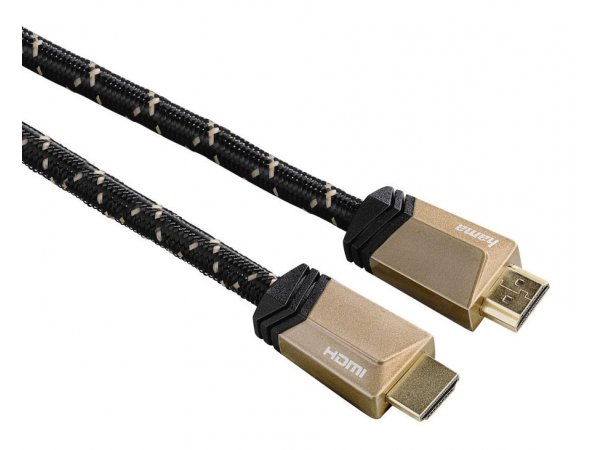 Кабель HAMA Ultra High Speed 8K HDMI 2.1 GOLD, 2м