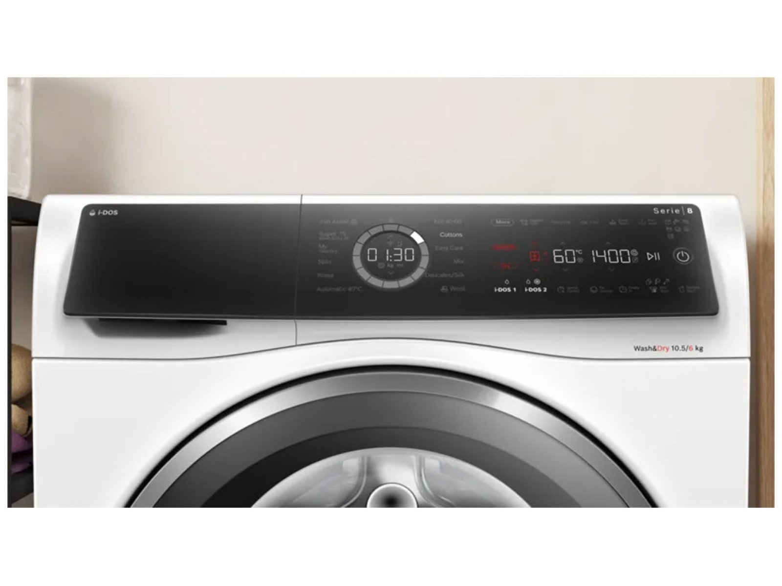 Bosch WNC254A0ME панель управления сенсорный дисплей логотип i-DOS Serie 8
