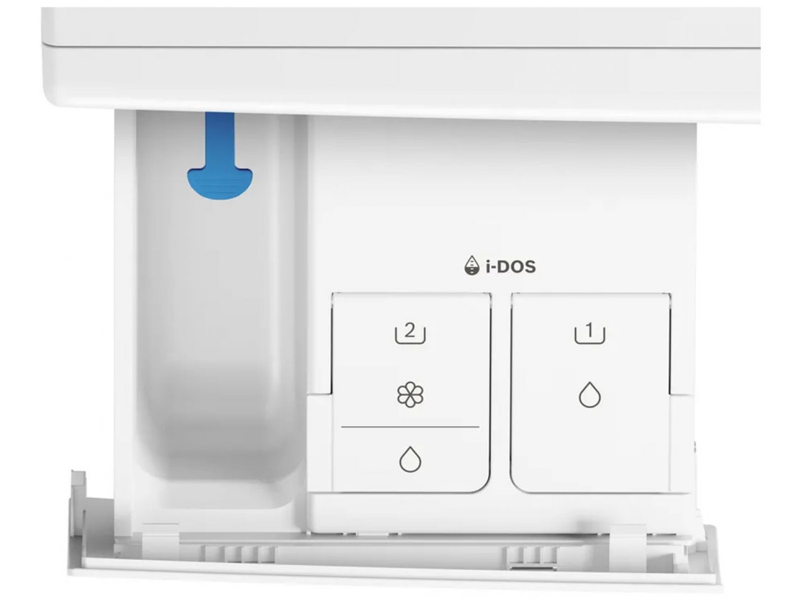 Bosch WNC254A0ME система i-DOS контейнеры для автодозирования моющего средства и кондиционера