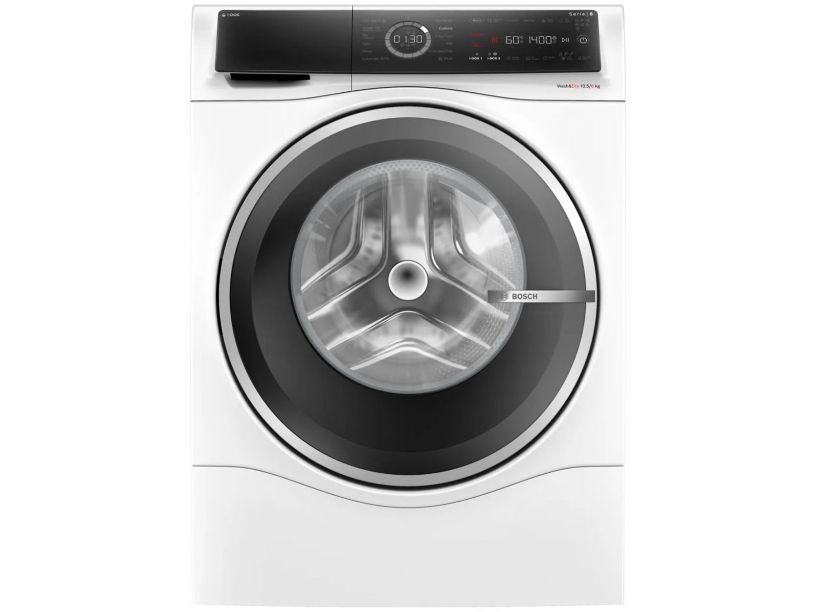 Bosch WNC254A0ME Serie 8 стиральная машина с сушкой фронтальная загрузка 10.5 кг белый корпус