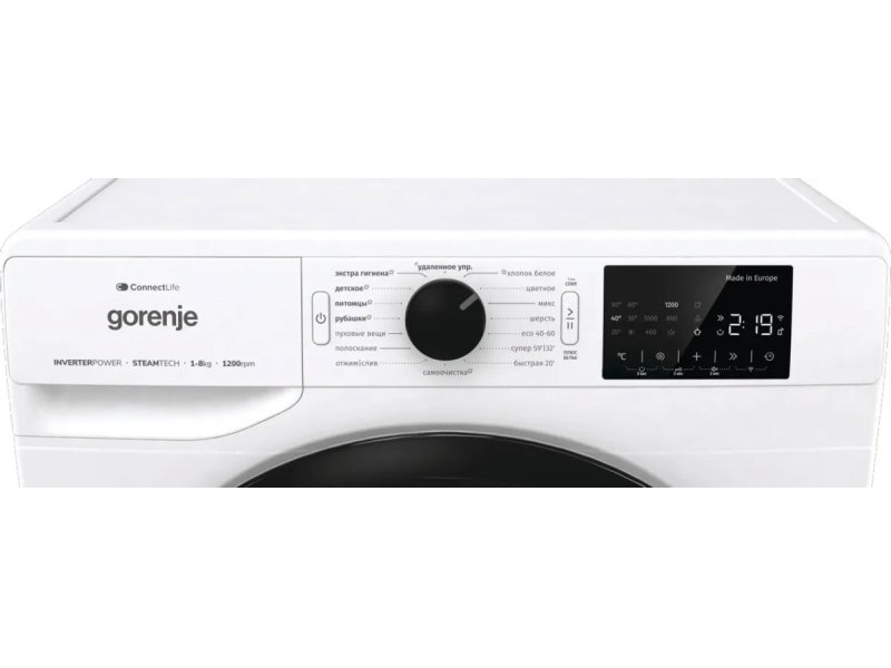 Стиральная машина узкая Gorenje WPNEI82SBSWIFI/C Стиральная машина узкая Gorenje WPNEI82SBSWIFI/C