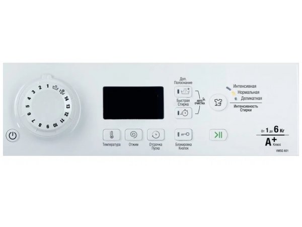 Стриральная машина узкая Hotpoint/Ariston VMSG 601 B Стриральная машина узкая Hotpoint/Ariston VMSG 601 B