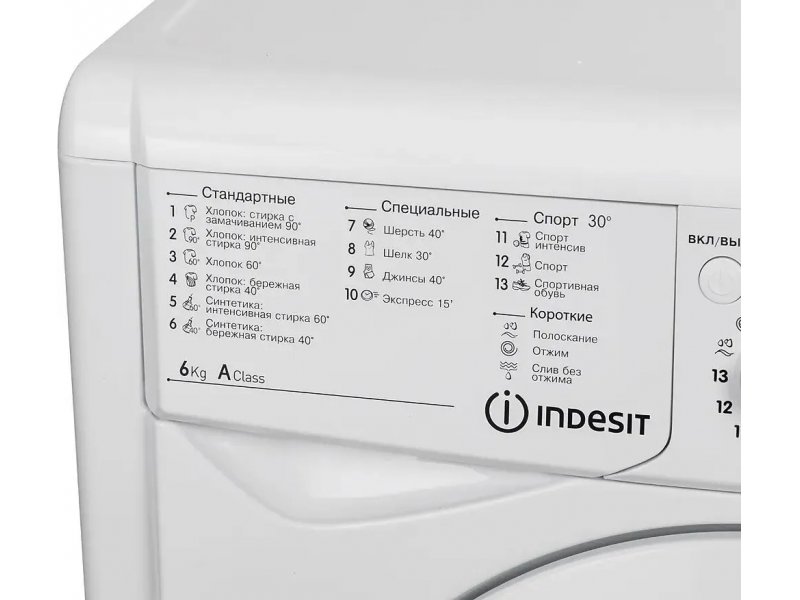 Стиральная машина Indesit EcoTime IWSC 6105 Стиральная машина Indesit EcoTime IWSC 6105