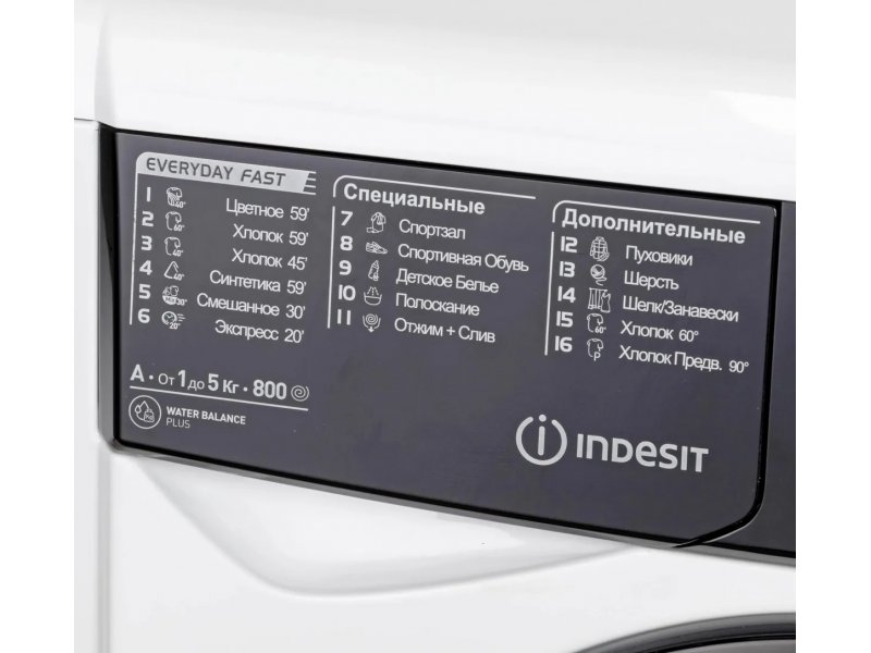 Стиральная машина Indesit EWSB5085BKCIS
