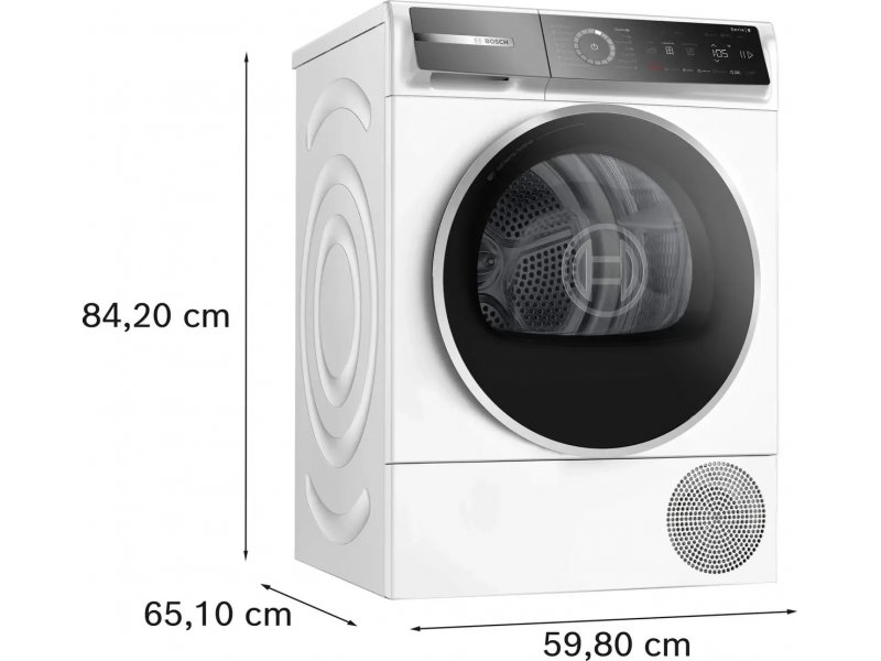 Сушильная машина Bosch Serie 8 WQB246CNBY белый Сушильная машина Bosch Serie 8 WQB246CNBY белый
