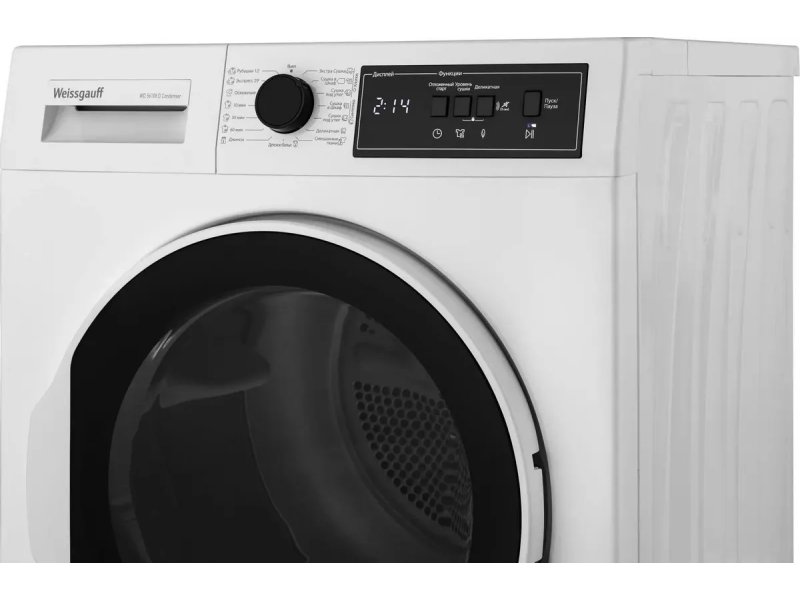 Сушильная машина Weissgauff WD 56108 D Condenser белый Сушильная машина Weissgauff WD 56108 D Condenser белый