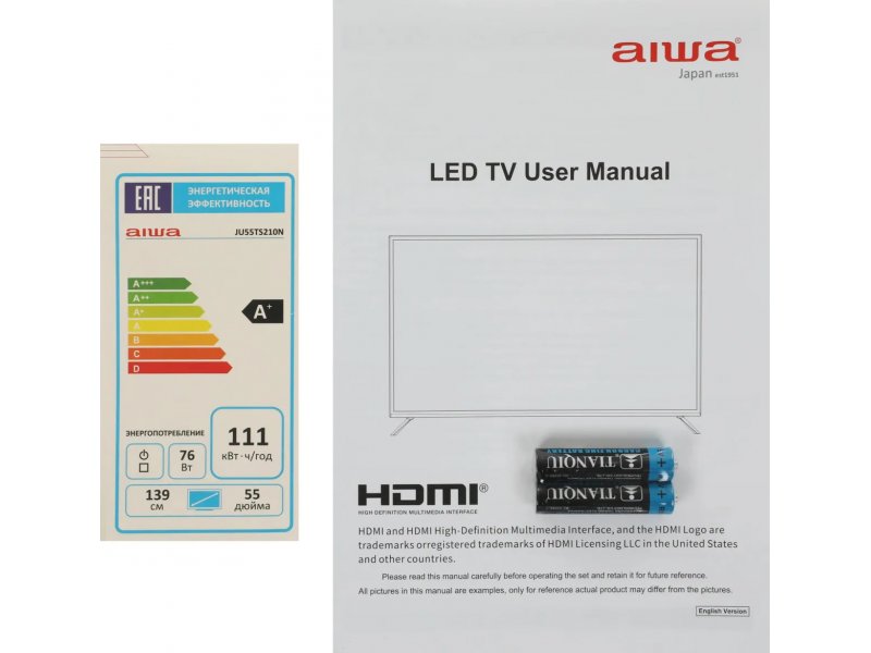 LED телевизор Aiwa JU55TS210N 4K Ultra HD