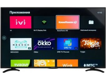LED телевизор 4K Ultra HD Irbis 50U1YDX153BS2