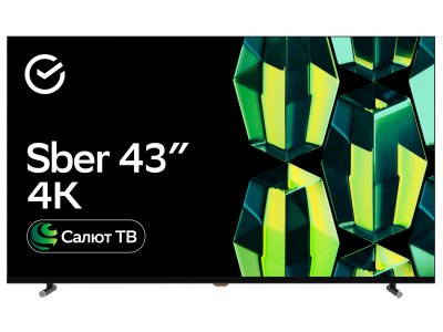 LED телевизор Sber SDX-43U4124 4K Ultra HD
