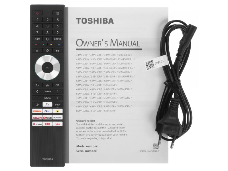 QLED телевизор Toshiba 55M450RE 4K Ultra HD QLED телевизор Toshiba 55M450RE 4K Ultra HD