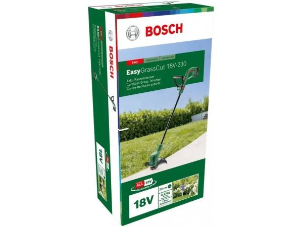 Электрический триммер Bosch EasyGrassCut 18V-230 (06008c1a03) Электрический триммер Bosch EasyGrassCut 18V-230 (06008c1a03)
