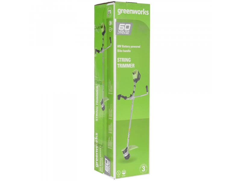 Электрический триммер Greenworks GD60BCBK4 1хАКБ 4Ач Электрический триммер Greenworks GD60BCBK4 1хАКБ 4Ач