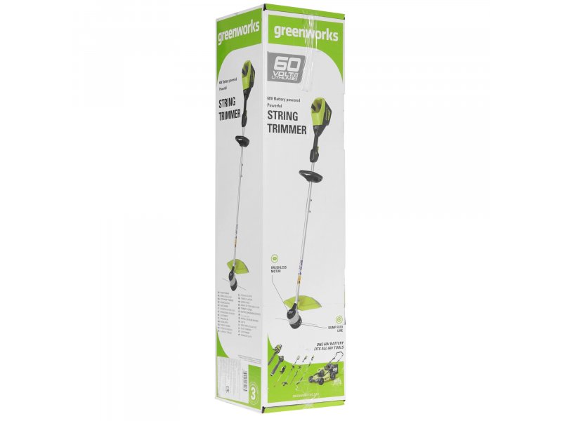 Электрический триммер Greenworks GD60LTK4 1хАКБ 4Ач Электрический триммер Greenworks GD60LTK4 1хАКБ 4Ач