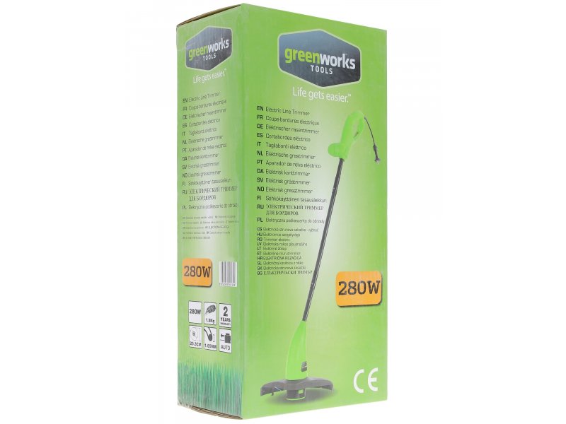 Электрический триммер  Greenworks GST2830 280W