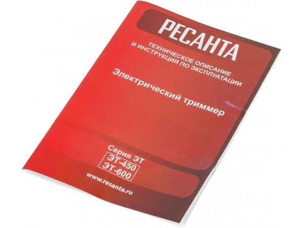 Электрический триммер Ресанта ЭТ-600 Электрический триммер Ресанта ЭТ-600