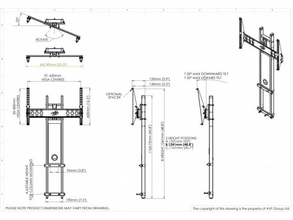 Тумба под ТВ AVF FS 15 BAYXO + FL602 Тумба под ТВ AVF FS 15 BAYXO + FL602