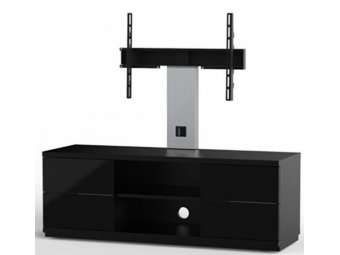Тумба под ТВ Sonorous LBA 124 SLV-BLK-GBLK