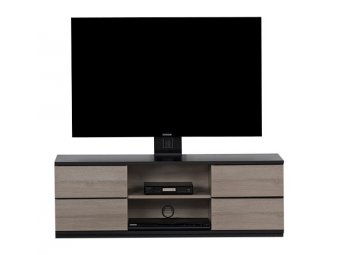 Тумба под ТВ Sonorous LBA 124S HBLK BLK MOL