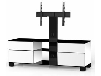 Тумба под ТВ Sonorous MD 8340-B-HBLK-WHT Тумба под ТВ Sonorous MD 8340-B-HBLK-WHT