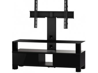 Тумба под ТВ Sonorous LB 1123 HBLK BLK