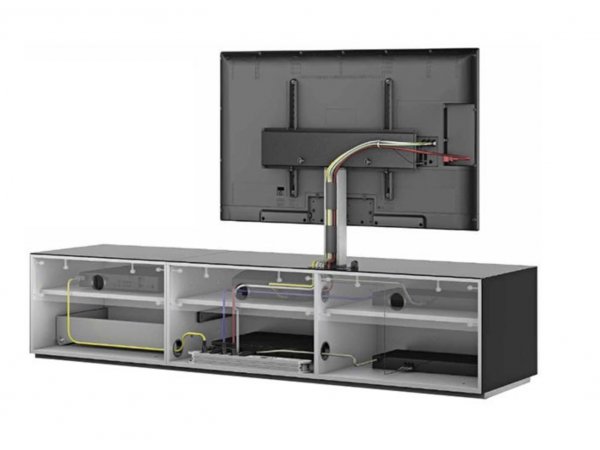 Тумба под ТВ Sonorous ST 131F BLK BLK BS