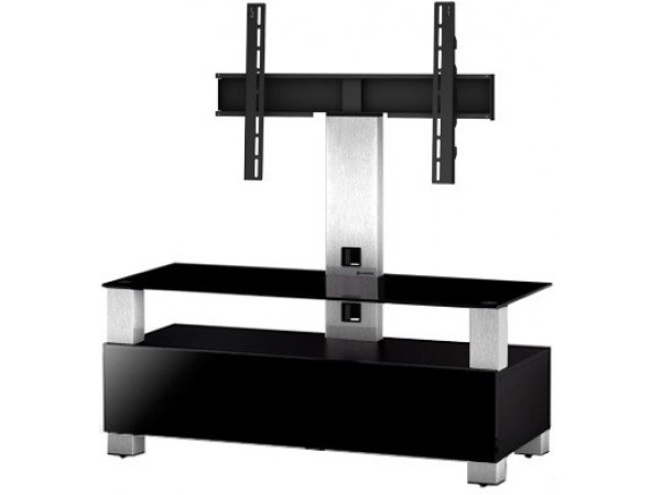 Тумба под ТВ Sonorous TR 1113 B SLV BLK Тумба под ТВ Sonorous TR 1113 B SLV BLK