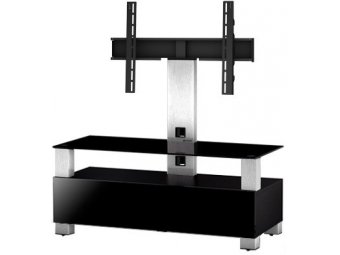 Тумба под ТВ Sonorous TR 1113 B SLV BLK Тумба под ТВ Sonorous TR 1113 B SLV BLK