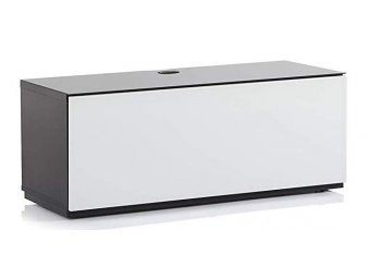 Тумба под ТВ Sonorous ST 110F BLK WHT BS Тумба под ТВ Sonorous ST 110F BLK WHT BS