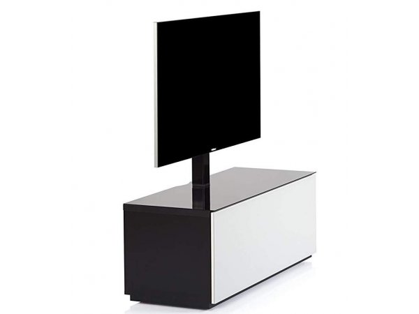Тумба под ТВ Sonorous ST 111F BLK WHT BS Тумба под ТВ Sonorous ST 111F BLK WHT BS